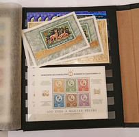 Bélyegalbum bélyegekkel és blokkokkal