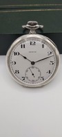 Brand new silver zenith 15 stone pocket watch