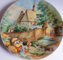 Seltmann Weiden Bavarian decorative plate - picture of rural life