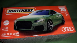 Matchbox - mattel - audi tt - 70th anniversary metal small car with unopened box according to the pictures