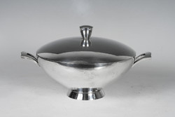 Silver bowl with lid