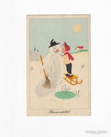 Szolieri részéra:B:060 BÚÉK - Újév képeslap 1959