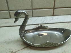 Silver-plated alpaca swan, ashtray for sale!