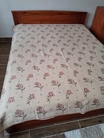 Beautiful floral bedspread blanket tablecloth tablecloth nostalgia piece