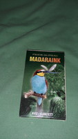 Retro unopened Hungarian bird quiz quartet playing card according to the pictures 1