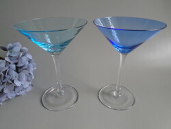 2 pcs. A new champagne glass with a thin base.