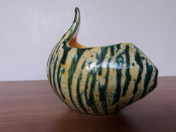 Rare color marked Luria Vilma ceramic bird vase