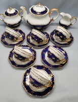 Zsolnay pompadour I. 15 db-os 6 személyes teás készlet
