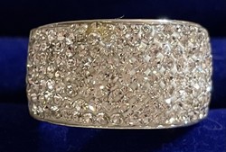 Silver women's ring