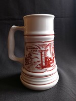 Lowland porcelain beer mug