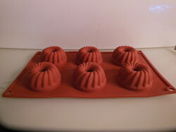 Baking pan - new - kuglóf - 30 x 18 x 3.5 cm - German - silicone