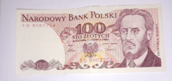 Polish zloty (100/1986 banknote-)