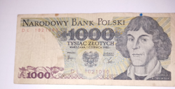 Polish zloty (1000/1982 banknote-)
