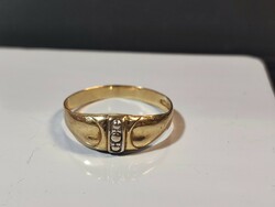 14K women's gold ring 1.18G