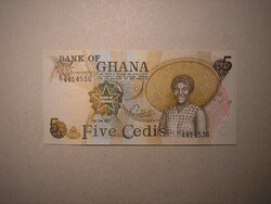 Ghana-5 cedis 1977 oz