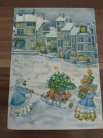 Christmas card, b. Latezky stealla graphics, used