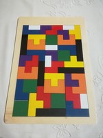 Wooden puzzle, puzzle game.