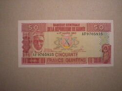 Guinea-50 francs 1985 oz