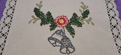 Christmas embroidered tablecloth, runner (m4316)