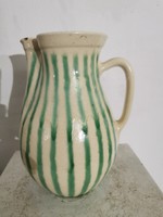 Striped folk jug