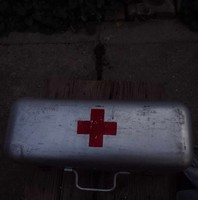 Retro health first aid box