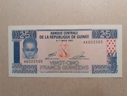 Guinea-25 Francs 1985 aUNC