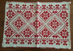Kalotaszeg cut embroidered pillowcase