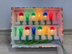 Felújított Zlatokov gomba-kandeláber lámpás karácsonyfa izzósor égősor fényfüzér