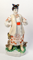 KIÁRUSÍTÁS !!! :)  Vintage orosz (szovjet) porcelán figura /szobor  /24 cm