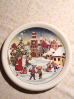 Arzberg- German porcelain bowl offering Christmas scene
