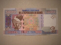 Guinea-5000 francs 2006 oz
