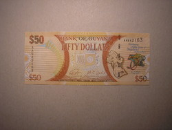 Guyana-50 Dollars jubileumi 2016 UNC