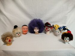 7 clown heads in a package