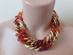 Very retro plastic necklace