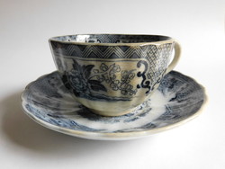 Antik, 1800-as évekbeli Villeroy& Boch Wallerfangen teás szett (chinoiserie)