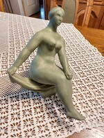 Marosán ceramic nude statue