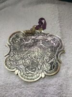 Barokk Madonna ábrázolás kisdeddel. 18 sz.