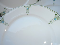 4 Art Nouveau porcelain plates 24 cm --(1600 ft/piece)