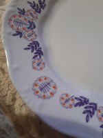 Zsolnay floral flat plate