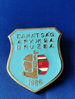 1988 Soviet Czechoslovak Hungarian military training badge