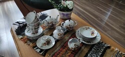 Porcelain cake and tea set