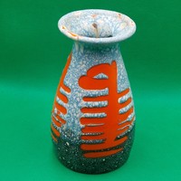 Ingyenes szállítással- Erdélyi István Vintage fat lava kerámia váza
