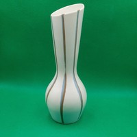 Aquincum porcelán csíkos váza