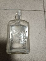 Braun testvérek régi likőrös üvege gyűjtői darab!
