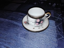 Japán tojáshéj porcelán kávés csésze
