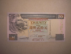Hong-Kong-20 Dollars 1994 UNC