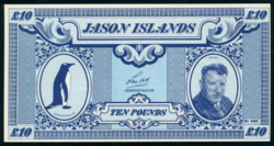 Jason-szigetek 10 Font 1979 UNC