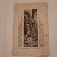 "Szállást keres a szent család" emléklap  (imakártya)