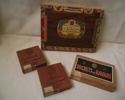 Cigarette wood box 2pcs (havana)