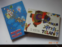 Two beautiful hardback storybooks from Erzsi's rich poems together: where did you come from + Santa Claus came